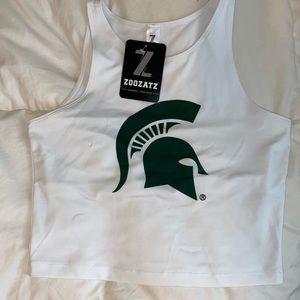 MSU Crop Top